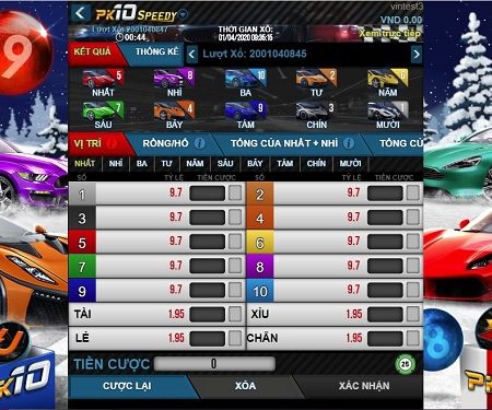 Tìm hiểu về game đua xe PK10 tại nhà cái W88