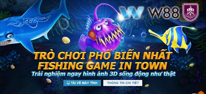 Cách chơi bắn cá 3D Poseidon Fishing tại W88